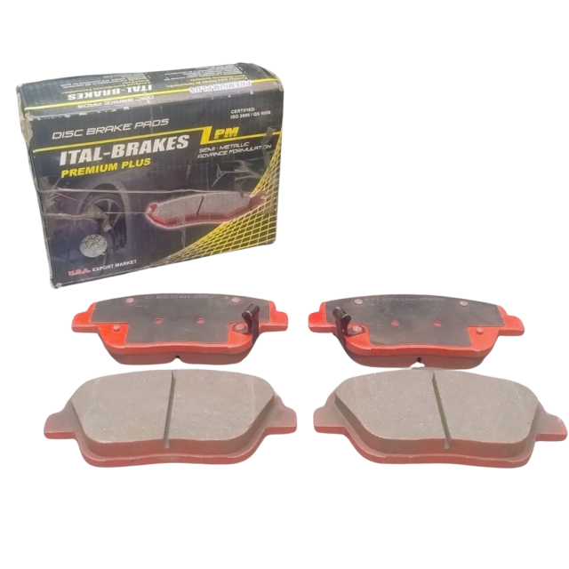 Juego de Pastillas de Freno Delantera para Hyundai Azera, Sonata y Kia Optima - Marca Ital Brakes PM (USA)